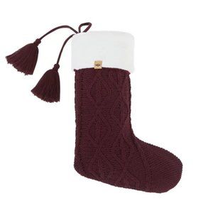 UGG Lita Christmas Stocking in Cabernet NWT